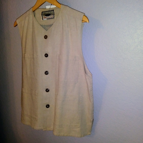 EUC- Natural Threads vest-M - Picture 4 of 7